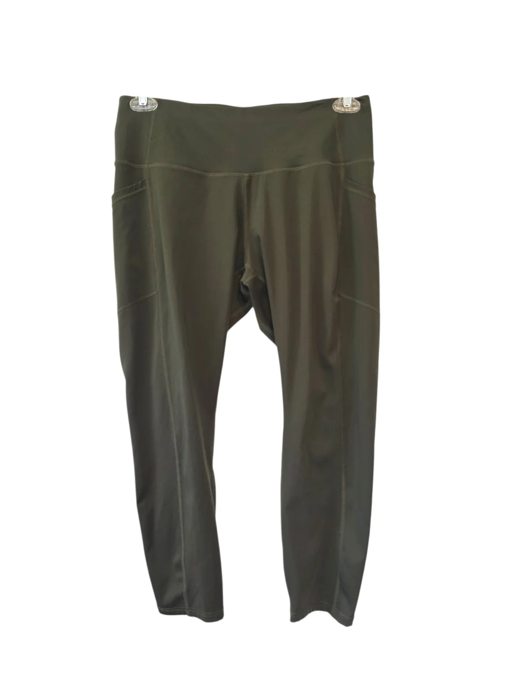 All in Motion Olive Green Active 7/8 Leggings Size Large